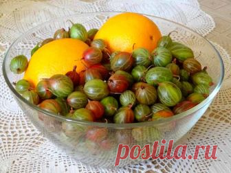 Компот из крыжовника на зиму: с малиной, смородиной, мятой, апельсином, мохито