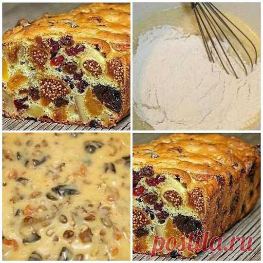 Кекс Мазурка с сухофруктами и орехами

Кекс Мазурка с сухофруктами и орехами — это ароматный десерт с насыщенным, ярким вкусом, готовится очень просто и быстро.

Состав:
Смесь из орехов и сухофруктов — 300-400 гр.(грецкие орехи, курага, изюм, чернослив, сушеная клюква и инжир)
Яйца — 2 шт.
Сахар — 6 ст. л.
Мука — 6 ст. л.
Разрыхлитель — 1/2 ч. л.

Приготовление:
Шаг 1: Курагу, орехи, инжир и чернослив порезать на кусочки и перемешать с остальными сухофруктами.
Шаг 2: Яйца ...