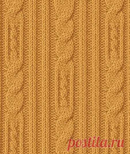 Узоры с косами (араны)