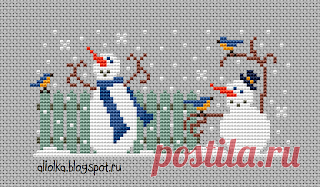 Мои творилки *** Aliolka design: Веселые снеговички!
