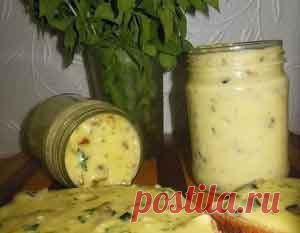 Домашний плавленый сыр с шампиньонами
