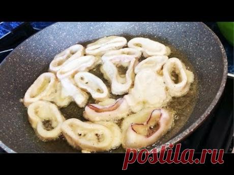 Выпросила РЕЦЕПТ в кафе. ТАК ВКУСНО!!! Закуска, которая покорит сразу. КОЛЬЦА кальмаров в КЛЯРЕ | Кулинарный Дуэт | Яндекс Дзен