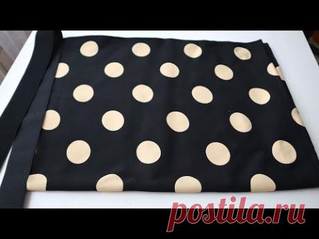 Сшила лёгкую юбку «за час», которая подходит на любой размер. Простой фасон, шикарный результат