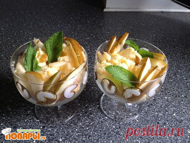 Сырное мороженое