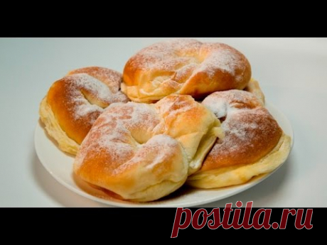 Испанские булочки с заварным кремом | Теле-теле-тесто