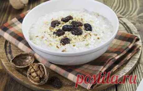 Овсяная каша на воде с орехами - Кулинарные рецепты