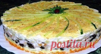 Салат торт № 1 в нашем мире: займет главное место на любом столе