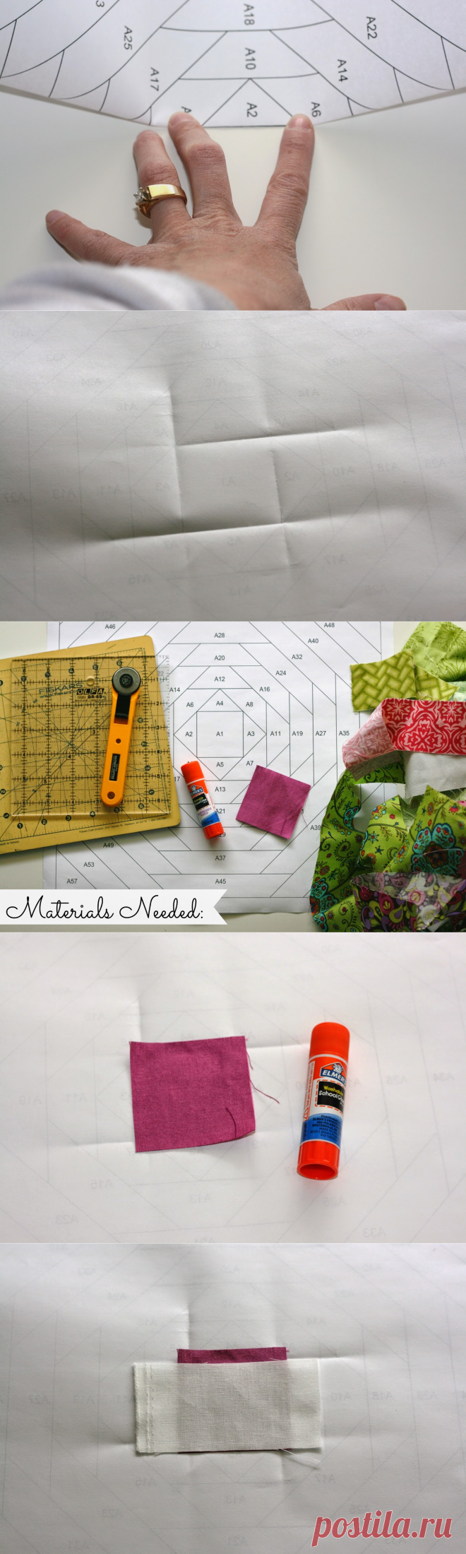 A Little Bit Biased: Pineapple Block Paper Piecing Tutorial