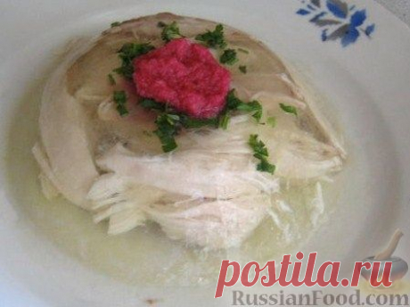 Рецепт: Заливное из курицы на RussianFood.com