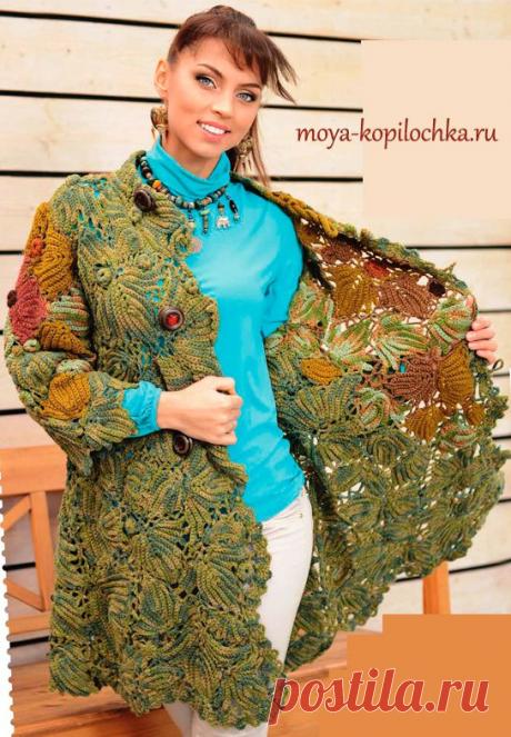 Очень красивое в технике ирландского кружева.