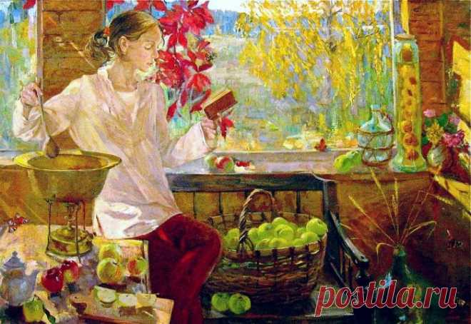 Художник Наталья Тур. Яблочное варенье и апельсины на снегу 

Яблочное варенье
Художник Наталья Геннадьевна Тур родилась в городе Мончегорске, в семье учителей. Училась в Мончегорской детской художественной школе, а когда семья переехала в Петербург – поступил…