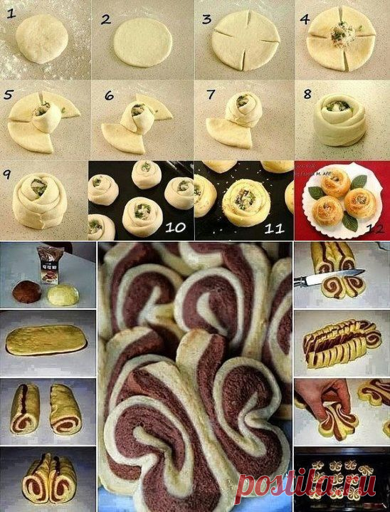 Булочки с начинкой.