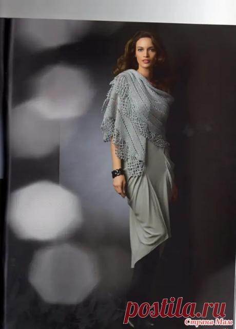 Изящная шаль от Katia. Схема, описание - Сундук сокровищ - 3 июля - 43557668860 - Медиаплатформа МирТесен