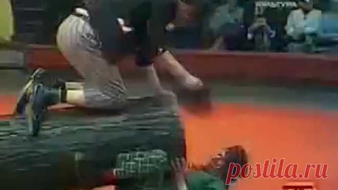 ЮРИЙ НИКУЛИН И МИХАИЛ ШУЙДИН (БРЕВНО)