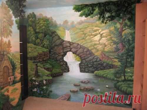 Роспись в интерьере, Екатеринбург, Арт мастерская, Дизайн, роспись в интерьере, декоративно - художественные работы, искусственное озеленение, монументальная живопись, настенная живопись, стеновая живопись, роспись потолков, живопсиь