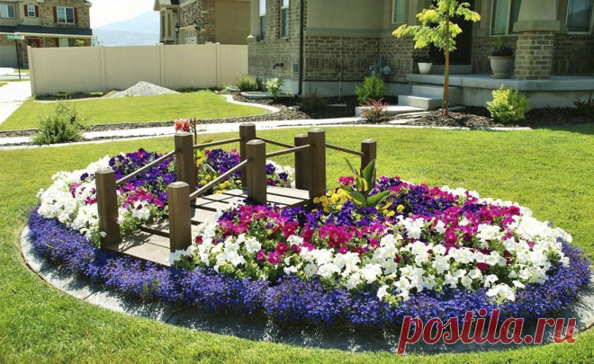 Цветник своими руками: 80 фото идей оформления клумб и цветников - ArtProducts