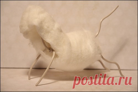 Мартовский кот из ваты - Ярмарка Мастеров - ручная работа, handmade