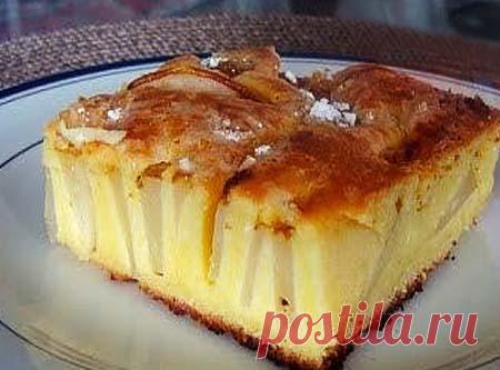 Творожная запеканка с грушами — вкусный французский рецепт