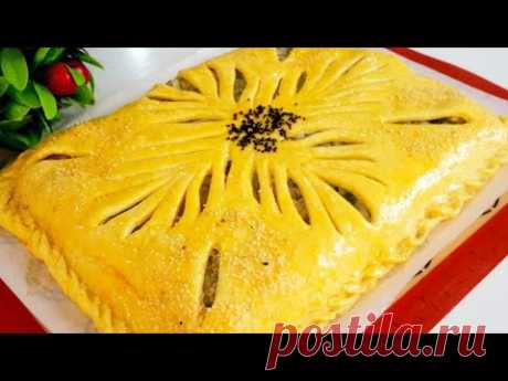 ПИРОГ С КУРИЦЕЙ/ ОТ ТАКОГО ПИРОГА НИКТО  НЕ ОТКАЖЕТСЯ ! Шикарное Тесто .