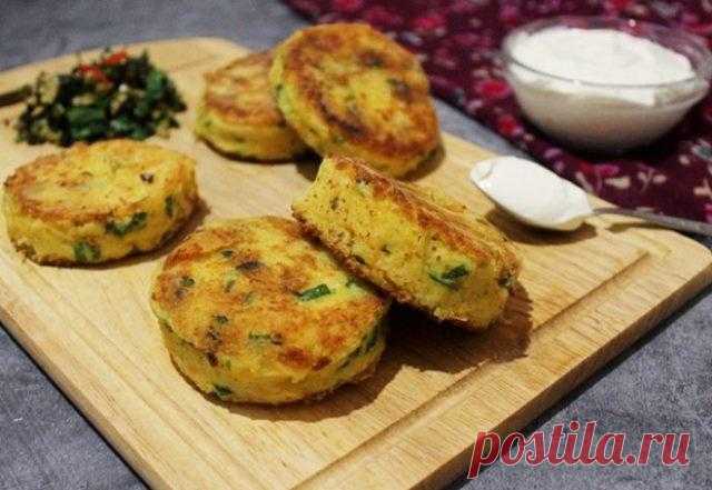 Картофельные котлеты с сыром. Невероятно аппетитно!