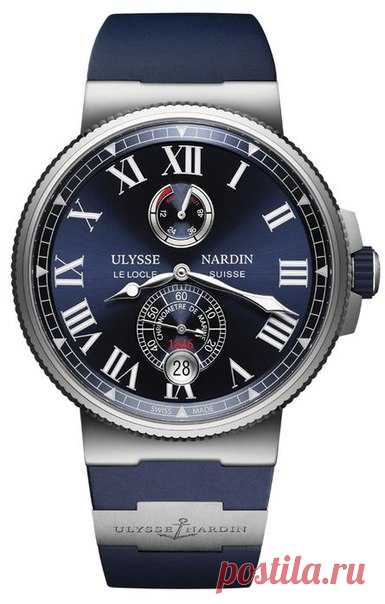 Ulysse Nardin. Стальные механические часы с автоподзаводом, модель Marine Manufacture Chronometer