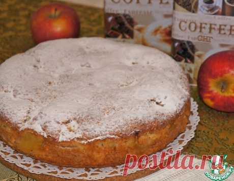 Кокосовый пирог с яблоками – кулинарный рецепт