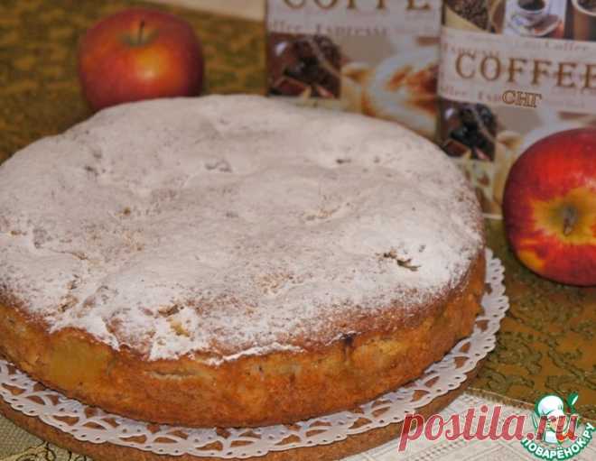Кокосовый пирог с яблоками – кулинарный рецепт