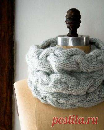 Снуд Braided Cable (модель Purl soho) - блог экспертов интернет-магазина пряжи 5motkov.ru