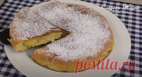 Десерт без духовки с яблоками. Никакой возни и выпечки.