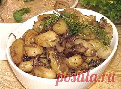 Картошка мясо грибы в мультиварке: рецепт приготовления