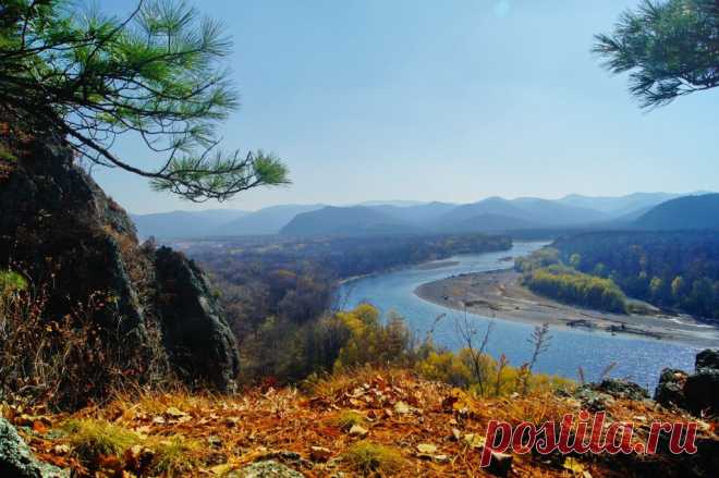 осень на реке Большая Уссурка