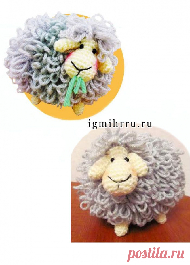 СВЯЖЕМ СИМВОЛ 2015 ГОДА! КУДРЯВАЯ ОВЕЧКА.