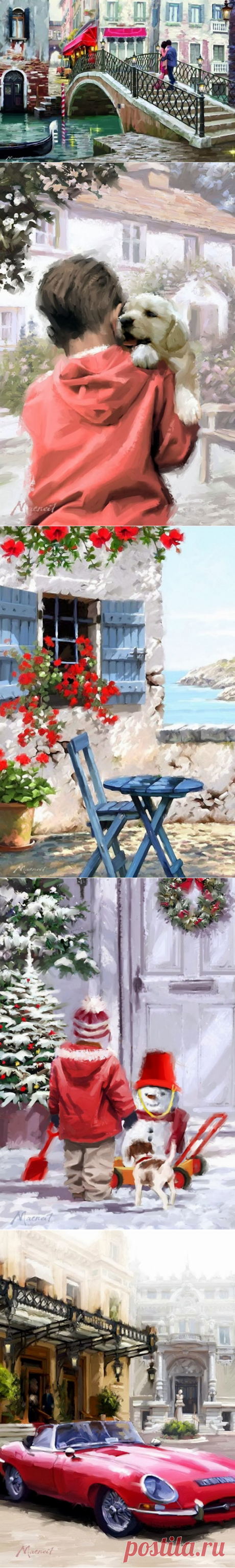 ✨ Британский художник Richard Macneil