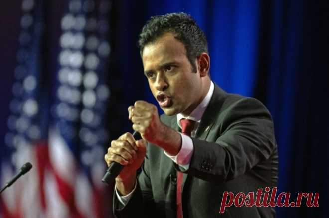 В — значит Вивек. Критик ЛГБТ и Зеленского резко набрал популярность в США. Американского политика индийского происхождения Вивека Рамасвами уже называют главным конкурентом Трампа.