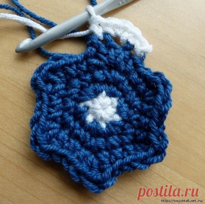 Интересный мотив крючком — DIYIdeas