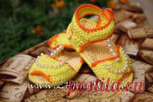 2HandMade  &raquo; Blog Archive   &raquo; Босоножки вязанные крючком
