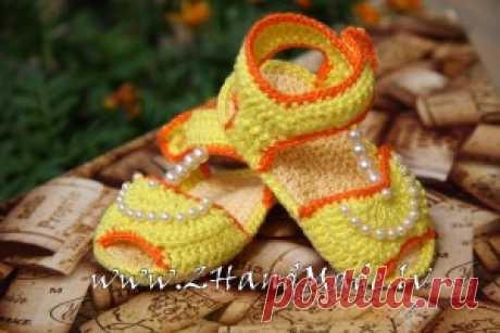 2HandMade  &amp;raquo; Blog Archive   &amp;raquo; Босоножки вязанные крючком
