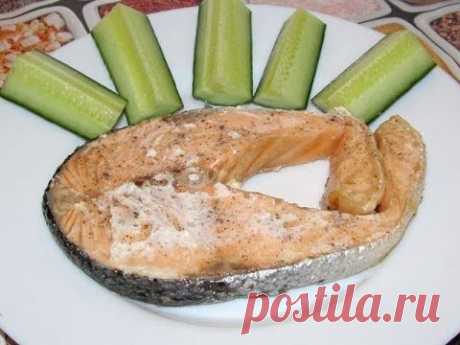 Стейк из сёмги в духовке -- Вкусно и Просто
