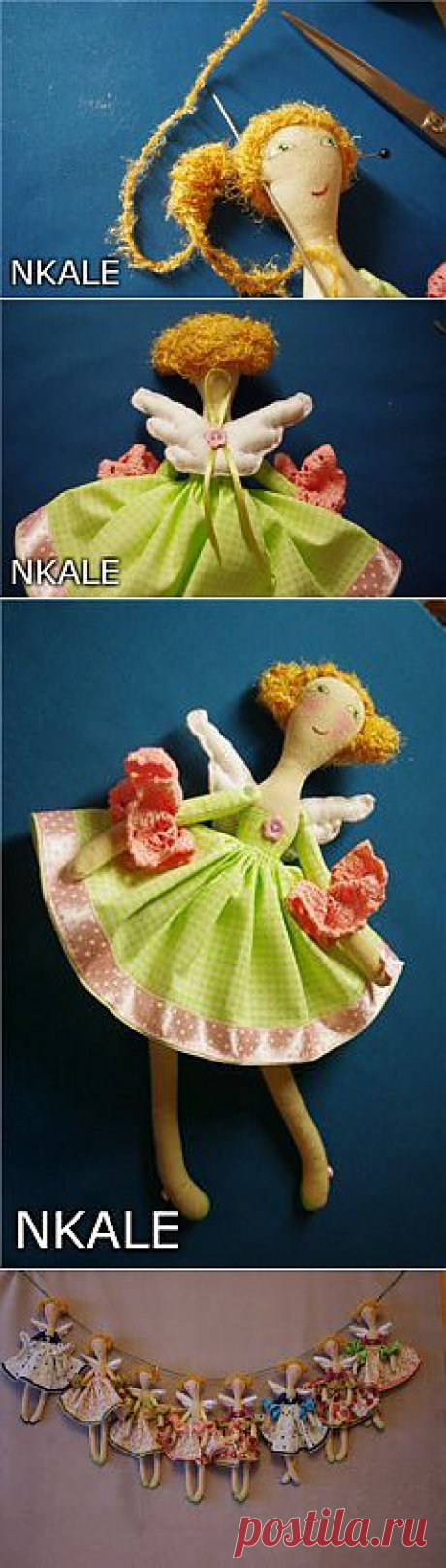 МАСТЕР-КЛАСС: Мастер класс от Nkale: Весенняя Феечка по мотивам Тильда