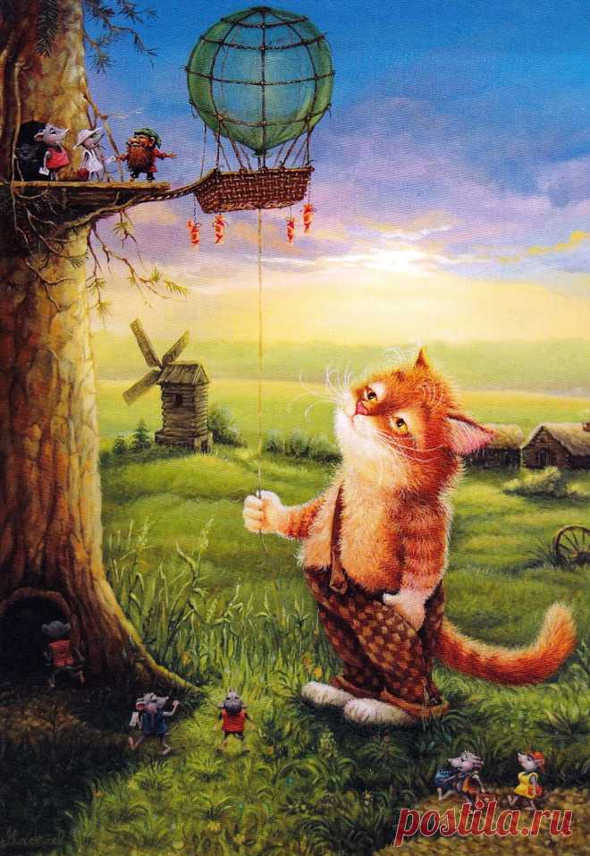 Сказки кота Кузьмы. Художник Александр Васильевич Маскаев. Часть 2.