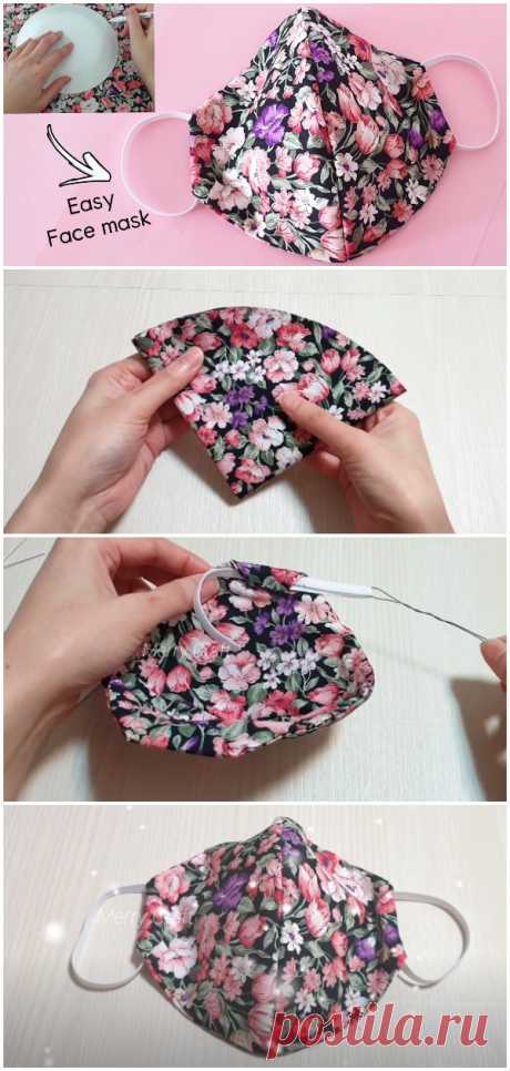 DIY Face Masks Hand Sewing - Crafts Time