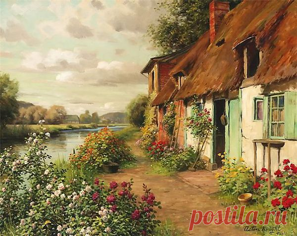 Louis Aston Knight. Landscapes