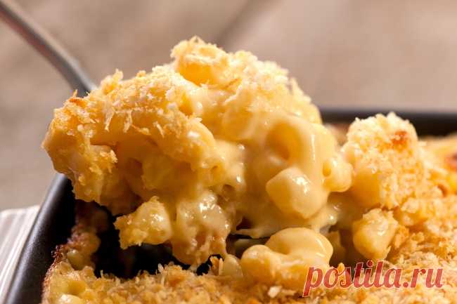 10 бессовестно вкусных блюд с сыром--Макароны с сыром, запеченные в духовке