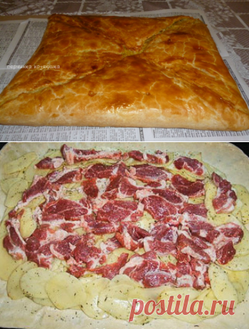 Татарский пирог с мясом и картошкой *Кубете* - Перчинка хозяюшка