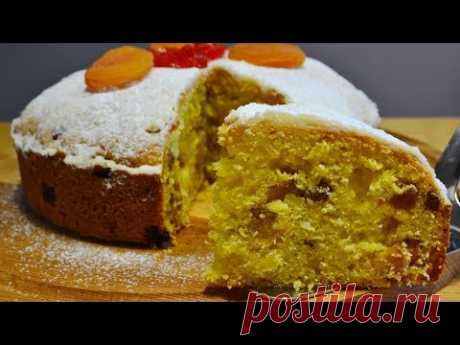 Пасхальный КЕКС "Творожный" или Кулич без дрожжей  Easter Cupcake "Curd"