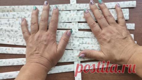 Соседка долго не могла понять, зачем я прострочила обои на швейной машинке, а когда поняла, принесла рулон своих на переделку (сразу 2 идеи) | Шебби-Шик | Дзен