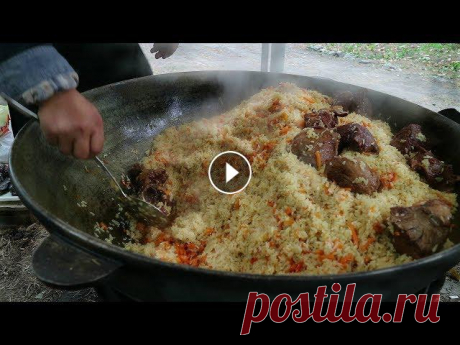 Как готовят Ферганский плов. Легкий рецепт! Сильное блюдо! | How to cook Ferghana pilaf Как приготовить ферганский плов? Посмотрите как готовят ферганский плов. Легкий рецепт очень вкусного плова! Смотрим и учимся! С любовью и уважением, ...