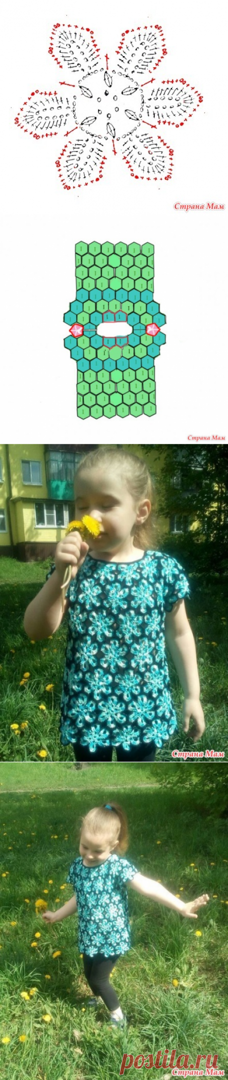 Туника для внучки - Вязание - Страна Мам