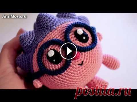 Амигуруми: схема Ёжик. Игрушки вязаные крючком - Free crochet patterns. Бесплатная схема для вязания амигуруми: Ёжик. Описание для вязания ежика из детского мультфильма Малышарики. Мастер-класс по вязанию малыша ёжика из С...