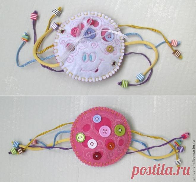 Шьем развивающую игрушку "Паучок" из фетра